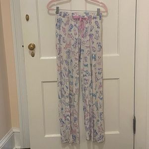 Lili Pulitzer pajama bottoms dogs